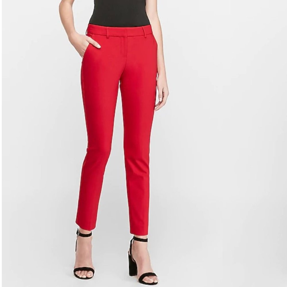 Express Mid Rise Ankle Columnist Pant Size 2S